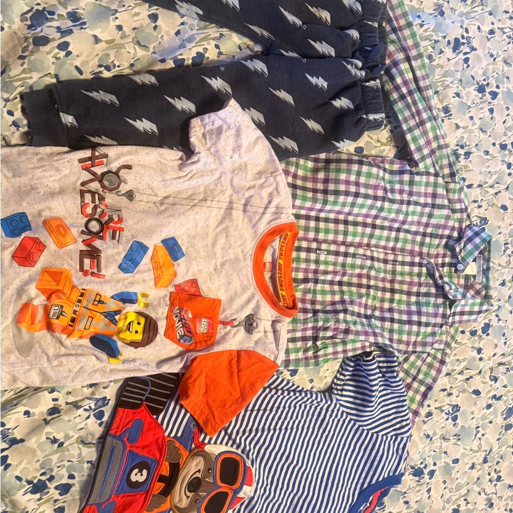 Boys Spring Shirt Lot Janie and Jack, Gymboree, Monica and Andy, Lego…